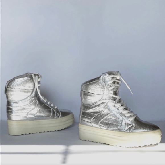 🖤Platform High-Top Sneakers - Picture 3 of 16